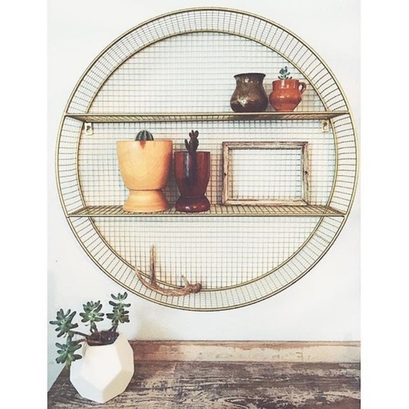 IKEA Storage & Organization Nwob Large Metal Floating Circle Shelf